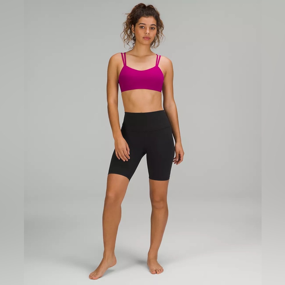 Lululemon high rise long bike shorts size 4 (like new)